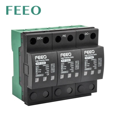 3P 1500VDC T1+T2 överspänningsskydd