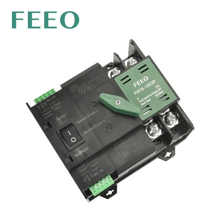 630v AC 100A 2P ATS Dual Power Automatic Transfer Switch