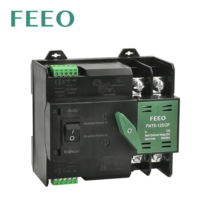 630v AC 100A 2P ATS Dual Power Automatic Transfer Switch