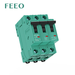 FEEO DC Mcb 1/2/3/4P effektbrytare 63A 250/550V DC Mcb för solenergi